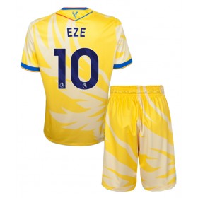 Dětské fotbalový komplet Crystal Palace Eberechi Eze #10 Venkovní košile 2024-25 Krátkým Rukávem